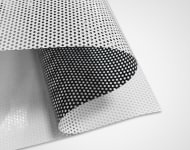 Perforated white - visible from the inside to the outside