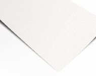 Eco-friendly, soft white, textured decorative paper