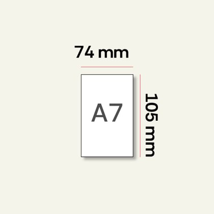A7, 74x105 mm