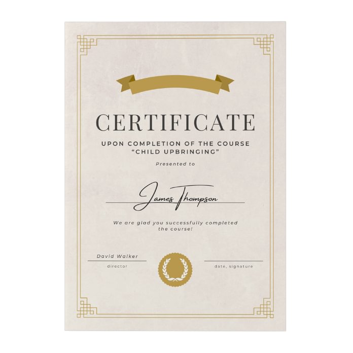 Certificates
