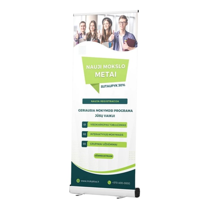 Mobile One-Sided Roll-up Banner