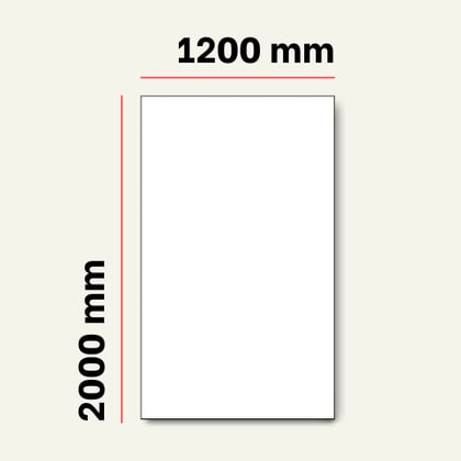 1200x2000 mm