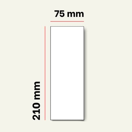 Bookmark - 75x210 mm